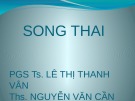 Bài giảng Song thai - PGS. TS. Lê Thị Thanh Vân