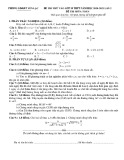 Đề thi thử vào lớp 10 môn Toán năm 2020 có đáp án - Phòng GD&ĐT Yên Lạc (Lần 2)
