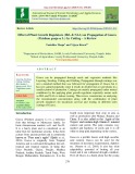 Effect of plant growth regulators (IBA & NAA) on propagation of guava (Pisidium guajava L.) by cutting – A review
