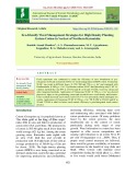 Eco-friendly weed management strategies for high density planting system cotton in vertisol of Northern Karnataka