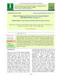 Effect of nitrogen and iron levels on growth and yield of rabi hybrid maize (Zea mays L.)