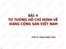 Bài giảng Tư tưởng Hồ Chí Minh: Bài 4 - PGS.TS. Phạm Ngọc Anh