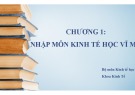 Bài giảng Kinh tế học vĩ mô - Chương 1: Nhập môn kinh tế học vĩ mô