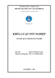 Khóa luận tốt nghiệp Quản trị doanh nghiệp: Đào tạo và phát triển nguồn nhân lực Công ty TNHH thương mại XNK và VT thống nhất