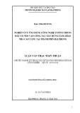 Luận văn Thạc sĩ Kỹ thuật xây dựng công trình dân dụng và công nghiệp: Nghiên cứu ứng dụng công nghệ tường trong đất có neo vào công tác xây dựng tầng hầm nhà cao tầng tại thành phố Hải Phòng