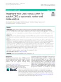 Treatment with LABA versus LAMA for stable COPD: A systematic review and meta-analysis