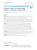 Symptom profiles and inflammatory markers in moderate to severe COPD