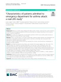“Characteristics of patients admitted to emergency department for asthma attack: A real-LIFE study”