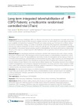 Long-term integrated telerehabilitation of COPD Patients: A multicentre randomised controlled trial (iTrain)