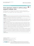 Gene expression analysis in asthma using a targeted multiplex array