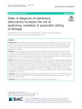 Delay in diagnosis of pulmonary tuberculosis increases the risk of pulmonary cavitation in pastoralist setting of Ethiopia