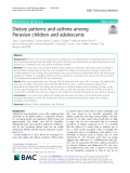 Dietary patterns and asthma among Peruvian children and adolescents