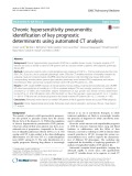 Chronic hypersensitivity pneumonitis: Identification of key prognostic determinants using automated CT analysis