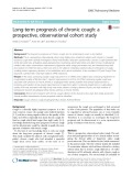 Long-term prognosis of chronic cough: A prospective, observational cohort study