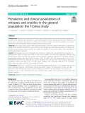 Prevalence and clinical associations of wheezes and crackles in the general population: The Tromso study