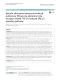 Baicalin attenuates bleomycin-induced pulmonary fibrosis via adenosine A2a receptor related TGF-β1-induced ERK1/2 signaling pathway