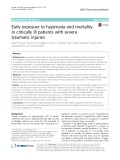 Early exposure to hyperoxia and mortality in critically ill patients with severe traumatic injuries