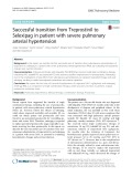 Successful transition from Treprostinil to Selexipag in patient with severe pulmonary arterial hypertension