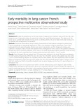 Early mortality in lung cancer: French prospective multicentre observational study