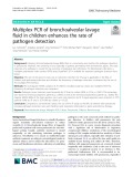 Multiplex PCR of bronchoalveolar lavage fluid in children enhances the rate of pathogen detection