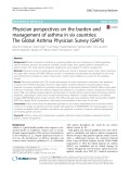 Physician perspectives on the burden and management of asthma in six countries: The Global Asthma Physician Survey (GAPS)