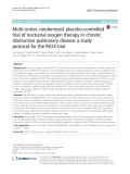 Multi-center, randomized, placebo-controlled trial of nocturnal oxygen therapy in chronic obstructive pulmonary disease: A study protocol for the INOX trial