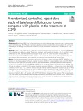 A randomized, controlled, repeat-dose study of batefenterol/fluticasone furoate compared with placebo in the treatment of COPD