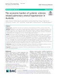 The economic burden of systemic sclerosis related pulmonary arterial hypertension in Australia