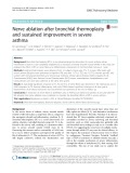 Nerve ablation after bronchial thermoplasty and sustained improvement in severe asthma