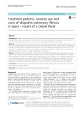 Treatment patterns, resource use and costs of idiopathic pulmonary fibrosis in Spain – results of a Delphi Panel