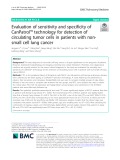 Evaluation of sensitivity and specificity of CanPatrol™ technology for detection of circulating tumor cells in patients with nonsmall cell lung cancer