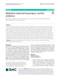 Radiation‑induced lung injury: Current evidence
