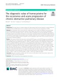 The diagnostic value of homocysteine for the occurrence and acute progression of chronic obstructive pulmonary disease