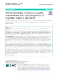 Hermansky-Pudlak syndrome-associated pneumothorax with rapid progression of respiratory failure: A case report