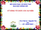 Bài giảng Kỹ năng tổ chức các sự kiện