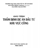 Thẩm định dự án đầu tư khu vực công: Phần 2