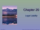 Lecture Auditing & assurance services (8e) - Chapter 20: Legal liability