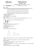 Đề thi học kì 2 môn Toán lớp 7 năm 2019-2020 có đáp án - Trường THCS Nguyễn Thị Lựu