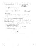 Đề thi học kì 2 môn Toán lớp 8 năm 2019-2020 có đáp án - Phòng GD&ĐT thành phố Thủ Dầu Một