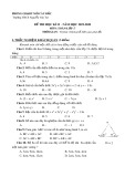 Đề thi học kì 2 môn Toán lớp 7 năm 2019-2020 có đáp án - Trường THCS Nguyễn Văn Tư