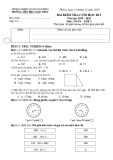 Đề thi học kì 1 môn Toán lớp 3 năm 2019-2020 - Trường Tiểu học Ngọc Thụy