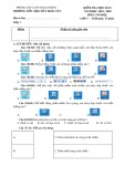 Đề thi học kì 2 môn Tin học lớp 3 năm 2019-2020 có đáp án - Trường Tiểu học Số 2 Hoài Tân