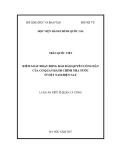 Luận án Tiến sĩ Quản lý công: Kiểm soát hoạt động bảo đảm quyền công dân của cơ quan hành chính nhà nước ở Việt Nam hiện nay