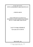 Luận văn Thạc sĩ Kinh tế: Tăng cường quản lý nợ xấu tại Chi nhánh Ngân hàng Thương mại cổ phần Đầu tư và Phát triển Thái Nguyên