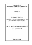 Luận văn Thạc sĩ Quản lý kinh tế: Hoàn thiện công tác thu bảo hiểm xã hội bắt buộc, tại Bảo hiểm Xã hội huyện Lâm Thao