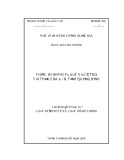 Luận văn Thạc sĩ Luật Hiến Pháp và Luật Hành Chính: Thực hiện pháp luật về cư trú trên địa bàn thị xã Ba Đồn, Tỉnh Quảng Bình