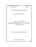 Luận văn Thạc sĩ Quản lý công: Đánh giá công chức của Ủy ban nhân dân huyện Triệu Phong, tỉnh Quảng Trị