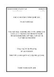 Tóm tắt Luận văn Thạc sĩ Quản lý công: Thu hút nguồn nhân lực chất lượng cao cho các cơ quan chuyên môn thuộc Ủy ban nhân dân cấp tỉnh, cấp huyện tại tỉnh Quảng Bình