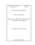 Luận văn Thạc sĩ Quản lý công: Nâng cao chất lượng công chức Sở Khoa học và Công nghệ tỉnh Quảng Bình