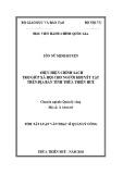 Tóm tắt Luận văn Thạc sĩ Quản lý công: Thực hiện chính sách trợ giúp xã hội cho người khuyết tật trên địa bàn tỉnh Thừa Thiên Huế